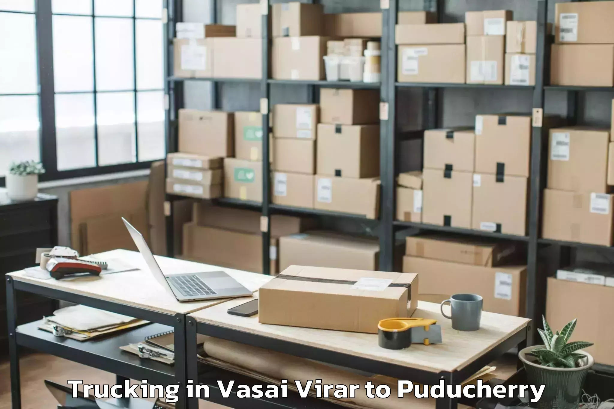 Get Vasai Virar to Thirunallar Trucking